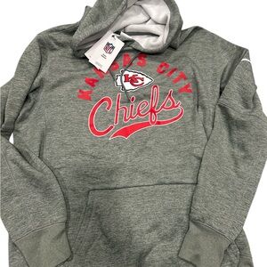 NFL Kansas City Chiefs Gray and Red Hoodie Large